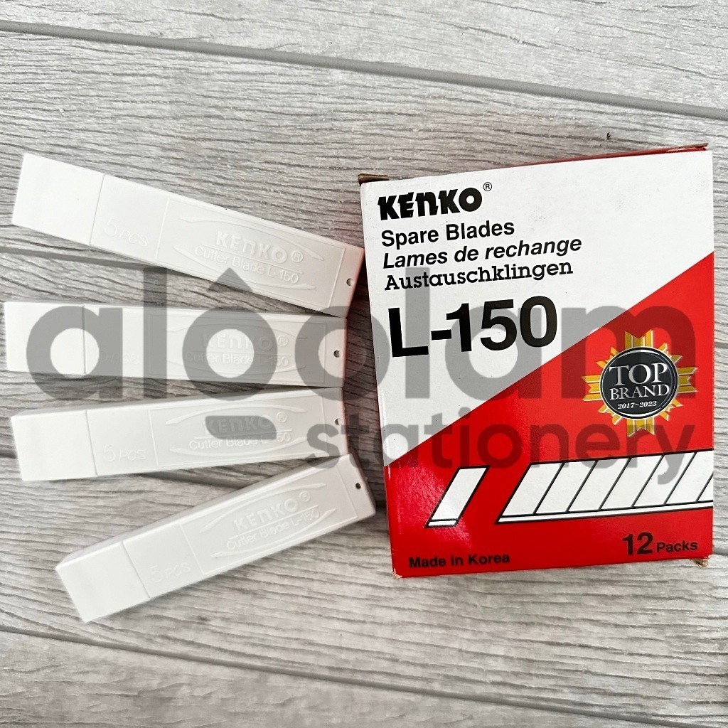 

SATUAN ( SATU TUBE x 5 PCS ) refill Cutter Blade Isi Ulang Kater Besar Joyko / Kenko L-150 lengkap