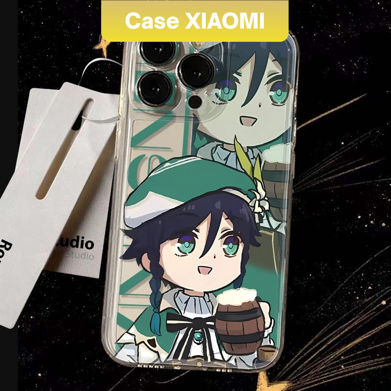 Venti Genshin Impact Case Redmi Note 13 Pro Plus 5G 12 13 Poco X5 X6 M6 Pro 5G C5 X3 GT M4 PRO 5G F4