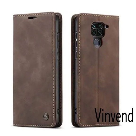 Case Xiaomi Redmi Note 9 / Redmi 9 Flip Case Caseme Cover Leather Wallet Dompet Retro