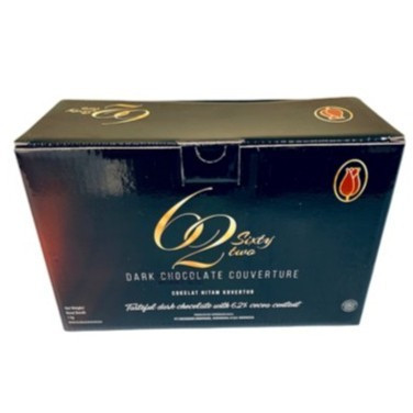 

Tulip Dark Chocolate Couverture 62% = 1 KG