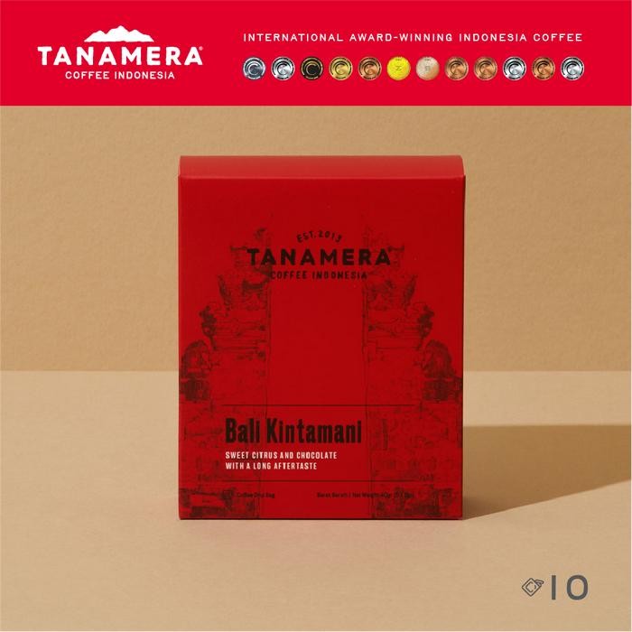 

TANAMERA COFFEE – Drip Bag Bali Kintamani - 1 Box of 5 Sachets