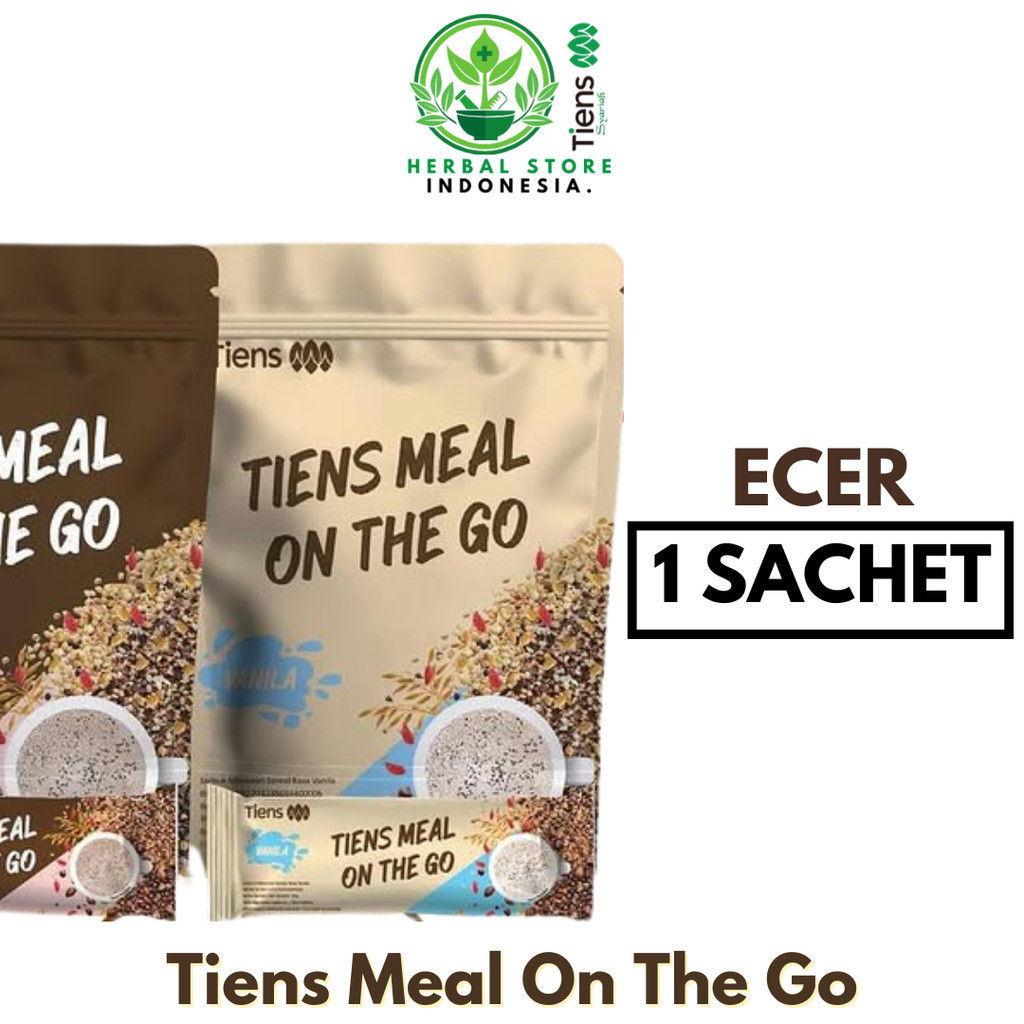 

[ECER 1 SACHET] TIENS MEAL ON THE GO MINUMAN SEREAL ORIGINAL HALAL
