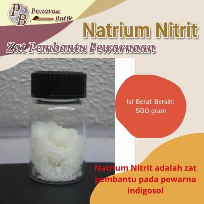JUAL NATRIUM NITRIT / NITRIT/ ZAT BANTU PEWARNA BATIK/ NaNO2