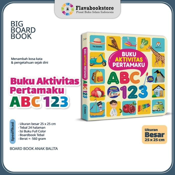 

Buku Aktivitas Pertamaku ABC 123 - ziyadbooks Belajar Stationery