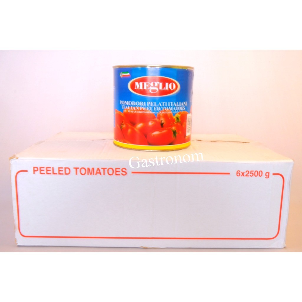 

Tomat Itali / Tomato Whole Peeled Meglio 6x2,55 Kg - Karton