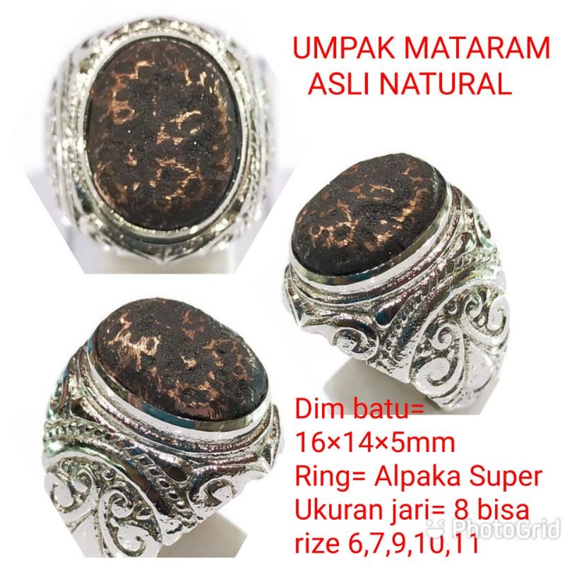 CINCIN BATU UMPAK MATARAM ASLI NATURAL