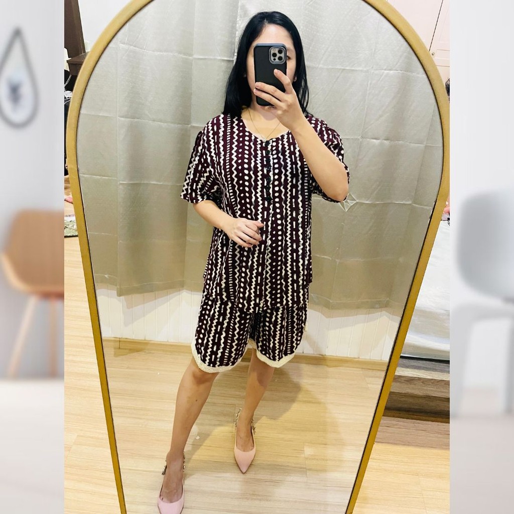 SETELAN HOTPANTS RAYON AGNES BY TESSA HP 4578