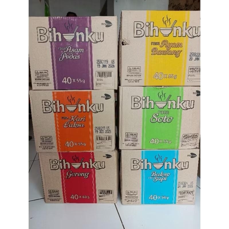 

Bihunku Bihun Mie Instan 55gr All - Variant 1 Dus / Karton isi 40pcs