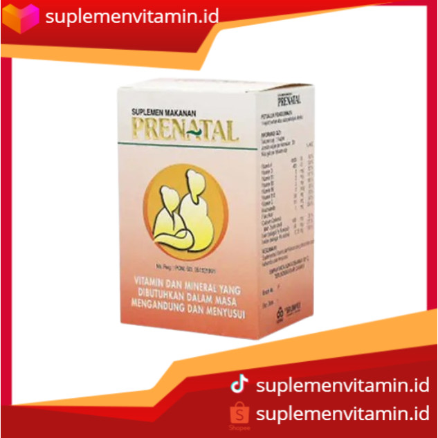 Prenatal Pot Vitamin Ibu Hamil 30 Kaplet