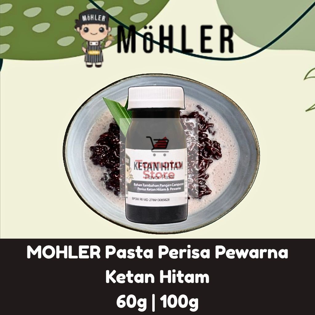

✨ TOMOTOSTORE ✨ MOHLER Pasta Perisa Pewarna Ketan Hitam