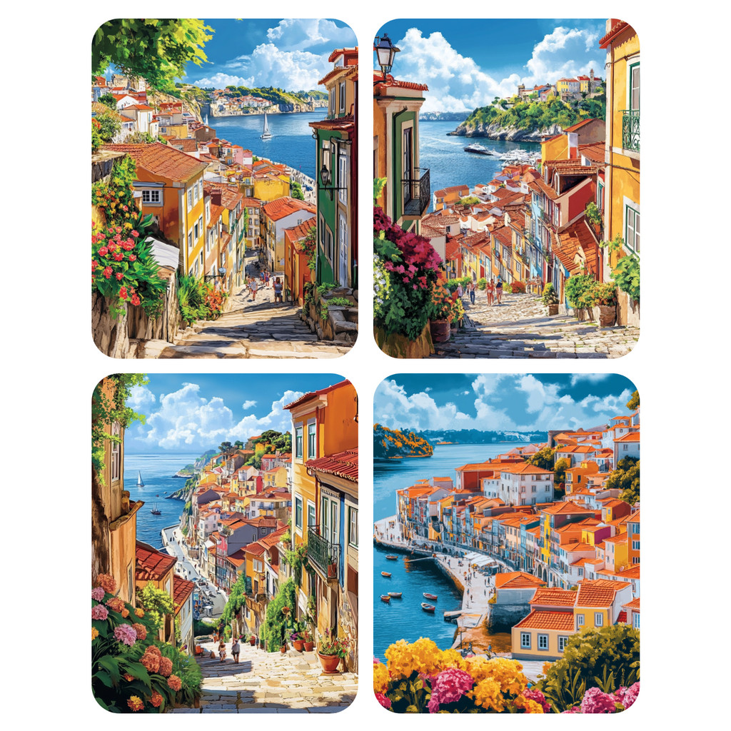 

Hand Paint Seaside leisure resort Painting By Numbers Kit DIY Acrylic Artwork Canvas Art Gift Home