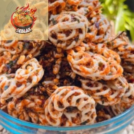 

Seblak krispi KRUPUK SEBLAK RAFAEL | SEBRING | KERUPUK MAWAR PEDAS DAUN JERUK