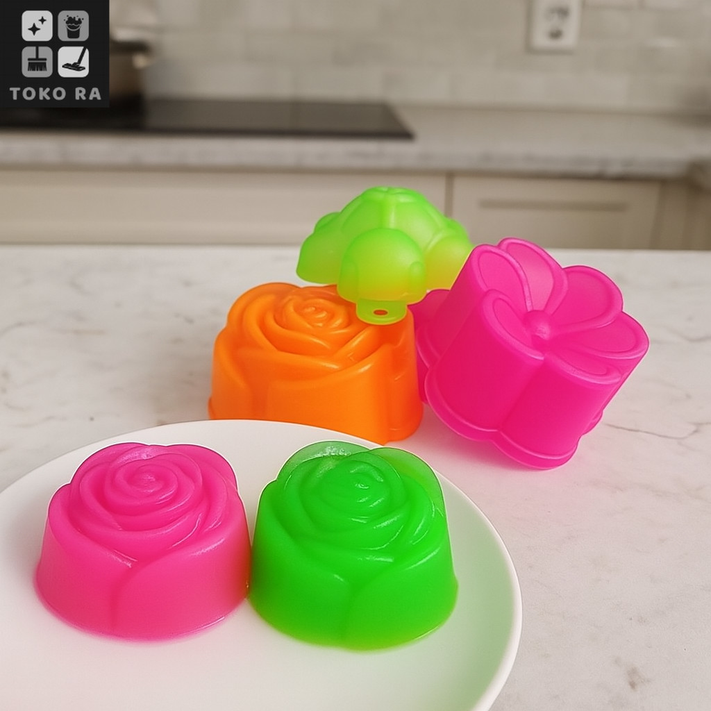 

RA Promo cetakan kue bunga plastik 3 pcs