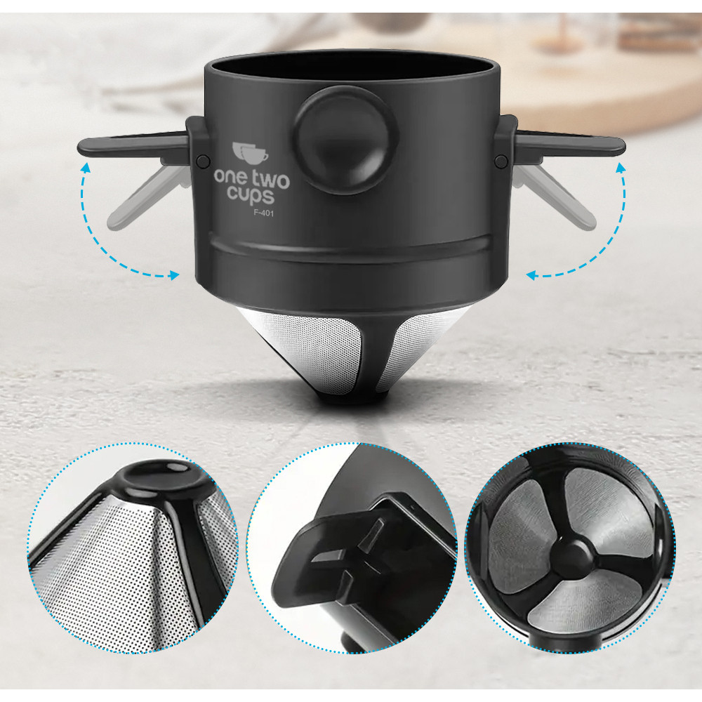 

Filter Penyaring Kopi Portable Cone Coffee Dripper - Portabel