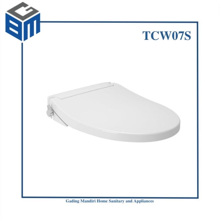 Cover & Dudukan Closet Eco-Washer, Soft Closing TOTO - TCW07S | Toilet Seat & Cover With Eco-Washer,