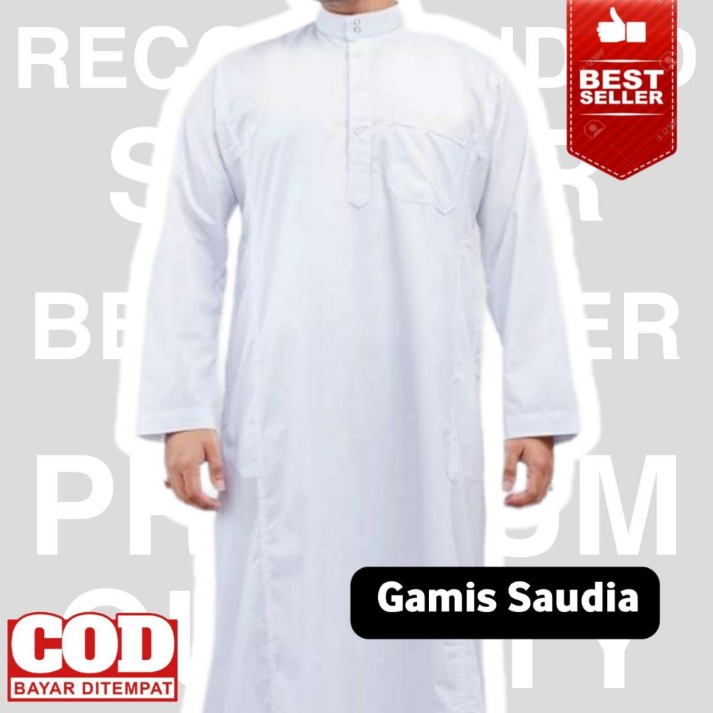 Gamis Pria Premium / Jubah Pria Putih / Gamis Saudi / Jubah Pria Hitam / Jubah Pria Premium / Jubah 