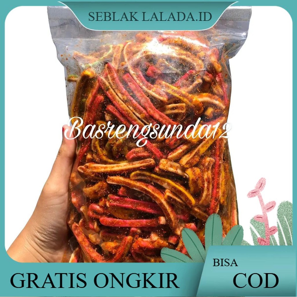 

Kerupuk seblak beton /jaat cikruh pedas 500gram khas bumbu basrengsunda12 Cemilan Instan Food Noodles Goreng