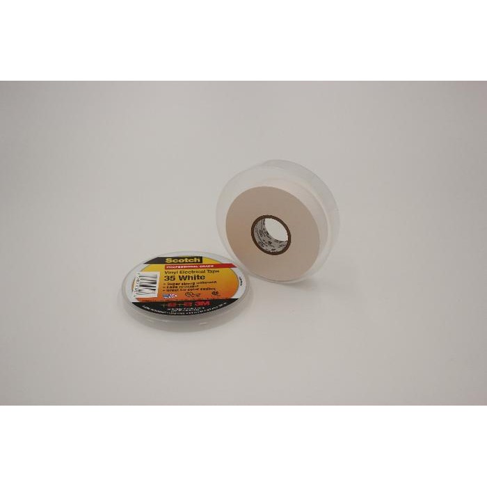 

3M Scotch 35+ Electrical Vinyl Tape USA - Putih