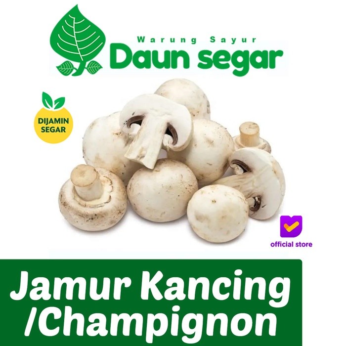 

jamur kancing / Champignon 250gram/pack