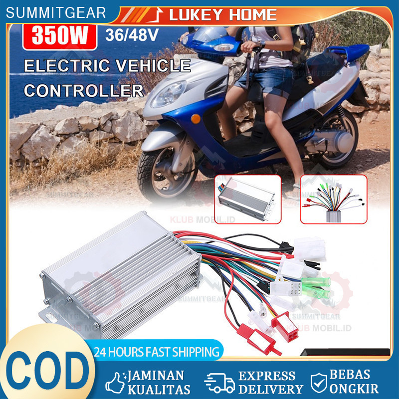 Controller Sepeda Listrik 36V 48V 350W Bldc Brushless Controller Selis Universal Pedal Assist PAS Co