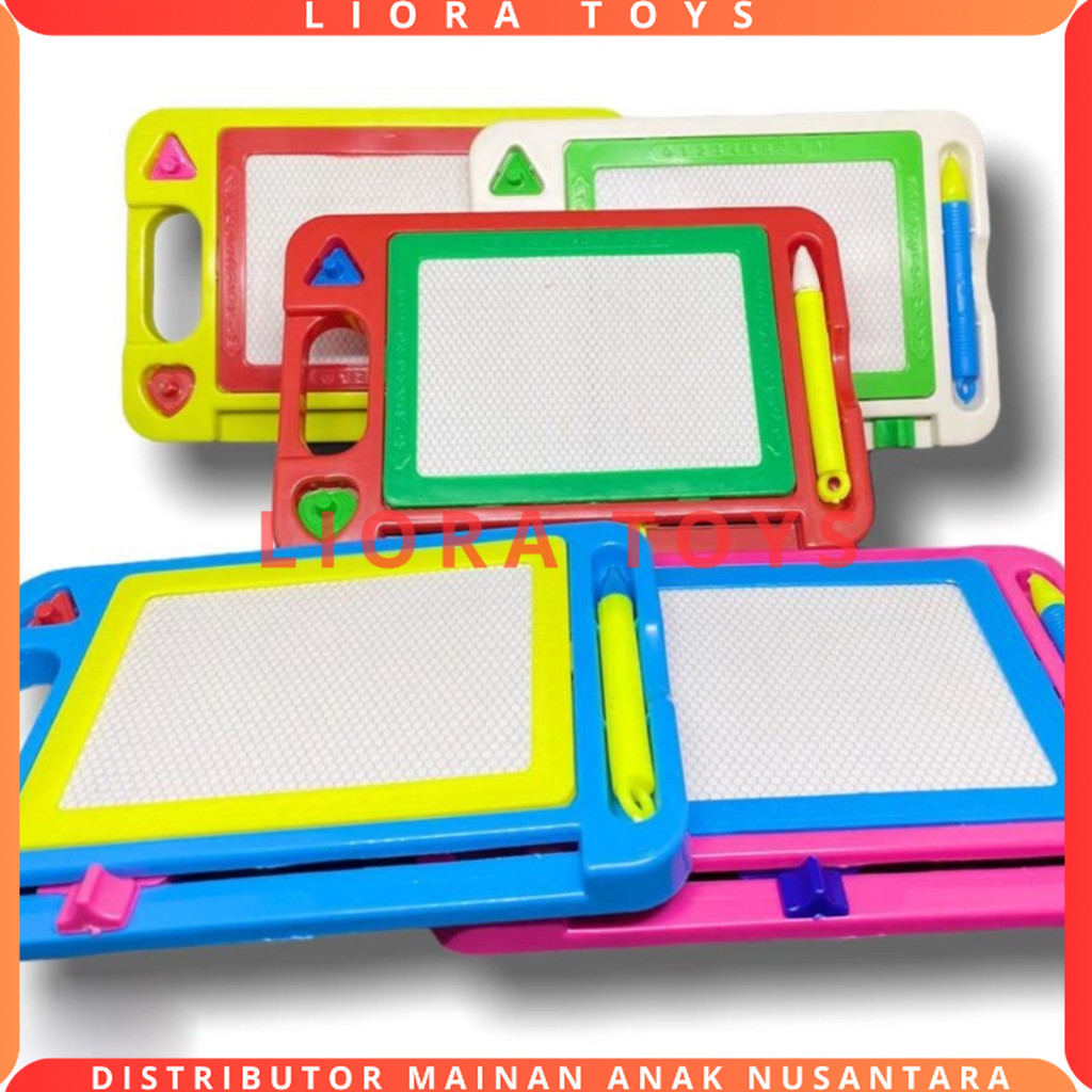 

Mainan Anak Magic Board Papan Tulis Magnet Edukasi Belajar Menulis