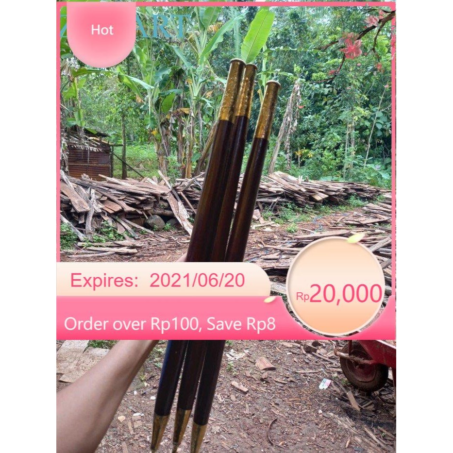 gagang tombak landeyan sudah ffinishing dan tunjung Terlaris ZA321 LR10