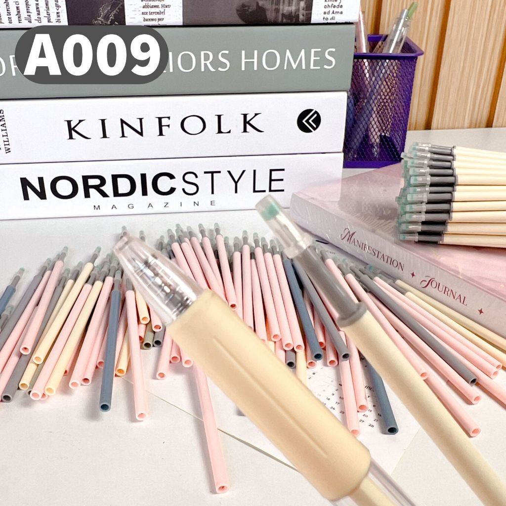 

A009 15pcs Refill Tinta Pulpen Isi Ulang Pena Bolpoin Cetek Tinta Hitam 15Refill Tinta Ferovics