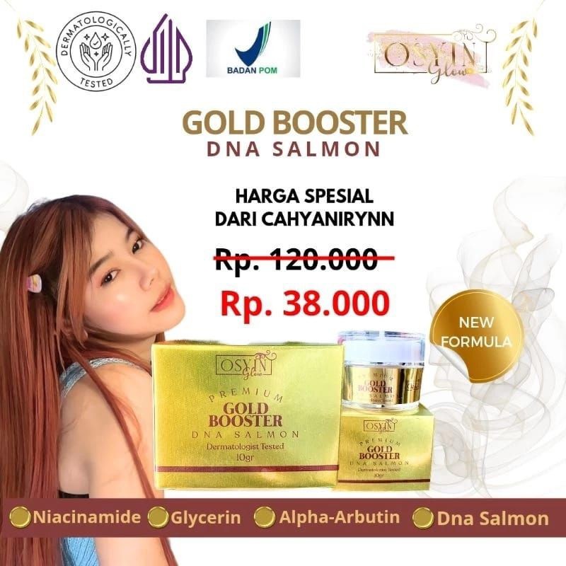 (READY) OSYIN GLOW GOLD BOOSTER DNA SALMON OSYIN GLOW ORIGINAL