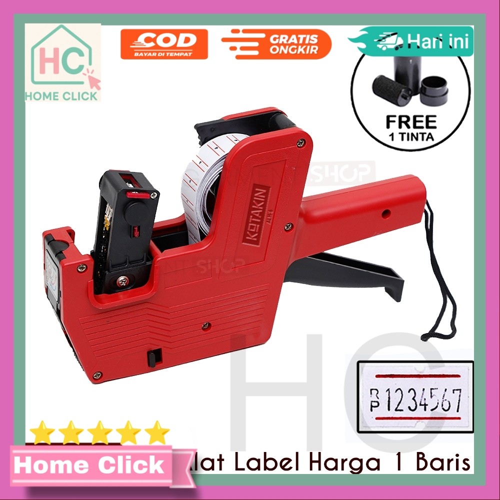 

Alat Label Harga 1 Baris Mesin Tembak Stiker Harga Expired Date Price Labeller 8 digit MX 5500