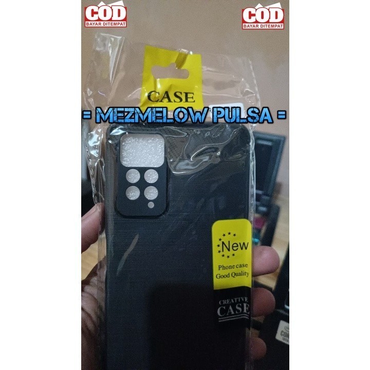 Casing Caseng Softcase Soft Case TPU Fiber Carbon Silicone Case XIAOMI REDMI NOTE 11 BIASA / REDMI NOTE 11 PRO / NOTE 12 PRO 4G