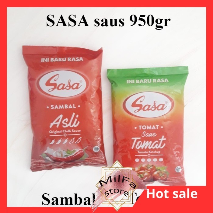 

MF1155 Sasa Sambal Asli / Saus Tomat 950 gr - Sambal Asli 950