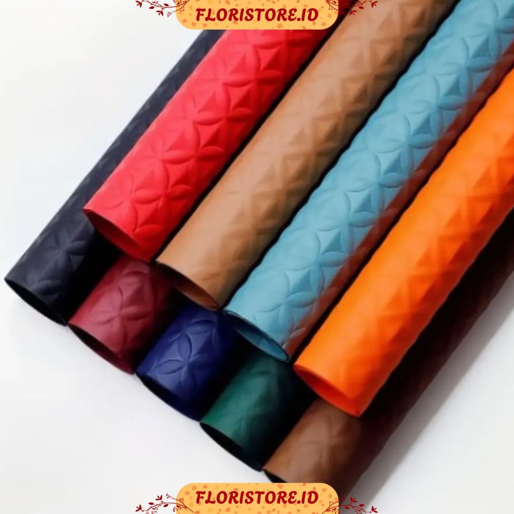 

FOUR LEAF EMBOSS PATTERN / CELLOPHANE / FLORIST PAPER / KERTAS BUKET BUNGA / WRAPPING WRAPPER