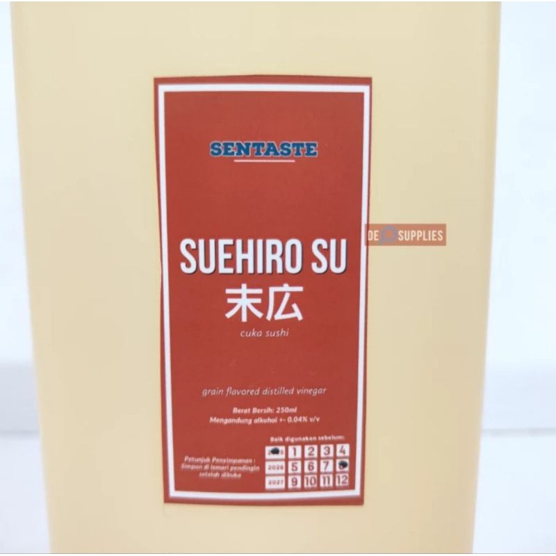 

JAMIN MURAH !!!Sentaste Suehiro Su 1L - Sushi Vinegar Cuka Beras Rice Vinegar Grain Jepang(BISA LANGSUNG ORDER)