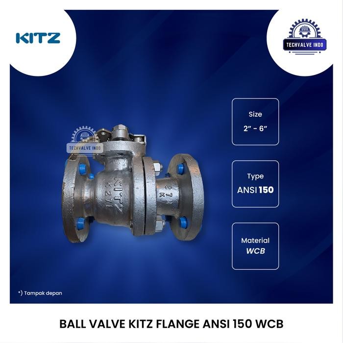 BALL VALVE KITZ WCB 6" INCH  FLANGE #150 ORIGINAL T1260