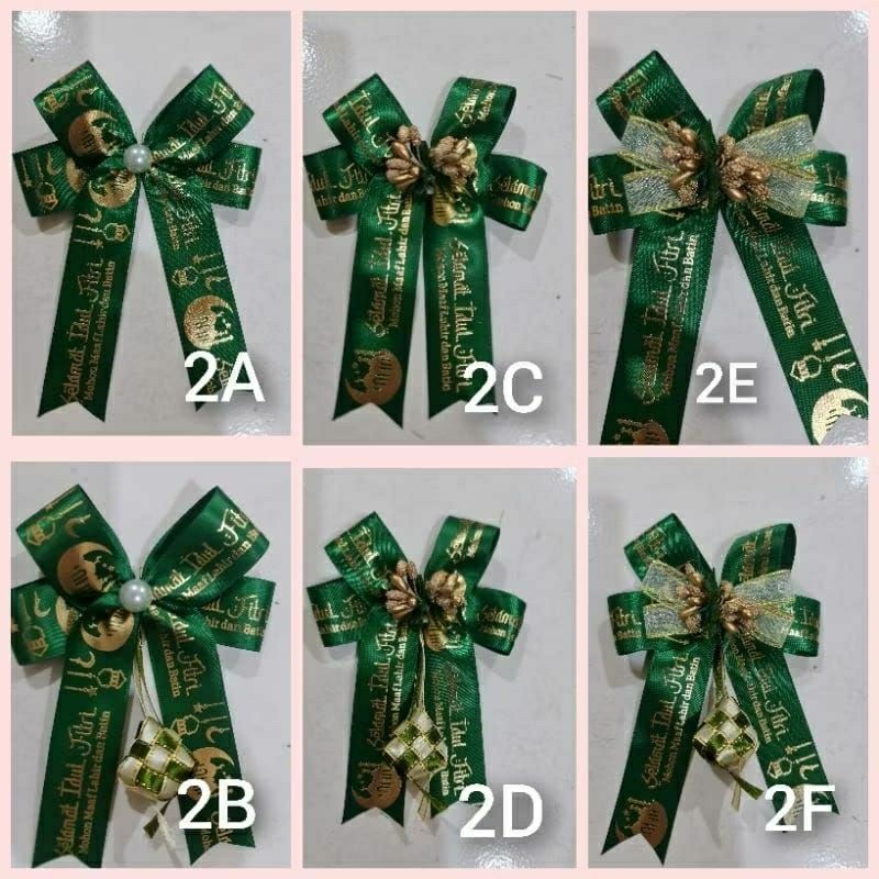 

Pita Idul Fitri Siap Pakai | Pita Hampers Bahan DS Premium