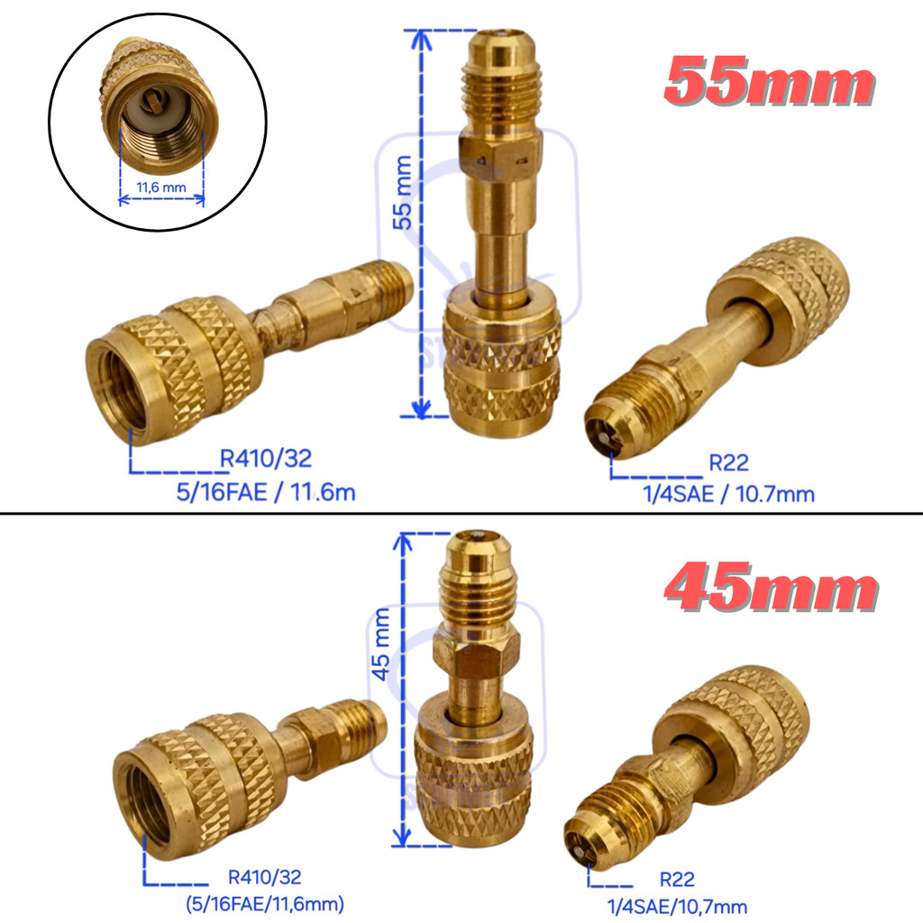 

Nepel Adaptor Sambungan R32 R410a 45mm 55mm Starmec