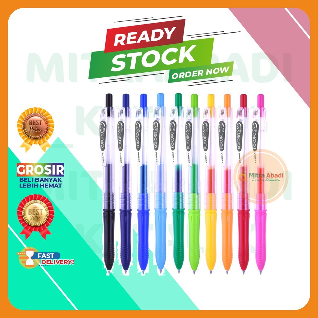 

(1PCS) ZEBRA KOKORO SWEET PULPEN KOKORO WARNA WARNI KOKORO PULPEN GEL GEL PEN MURAH