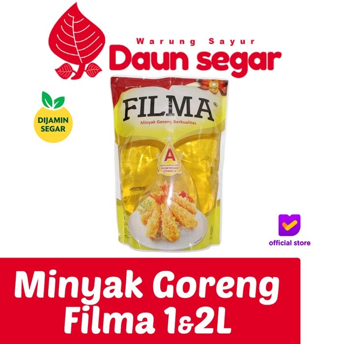 Daun segar - Minyak Goreng Filma 1 Liter & 2 Liter Promo 1 Dus