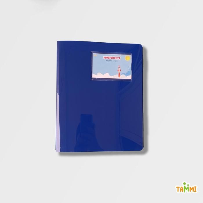 

Tammi Worksheet Anak TK PAUD Preschool Wipe and Clean bertema Sky and Space Belajar Kids - Biru