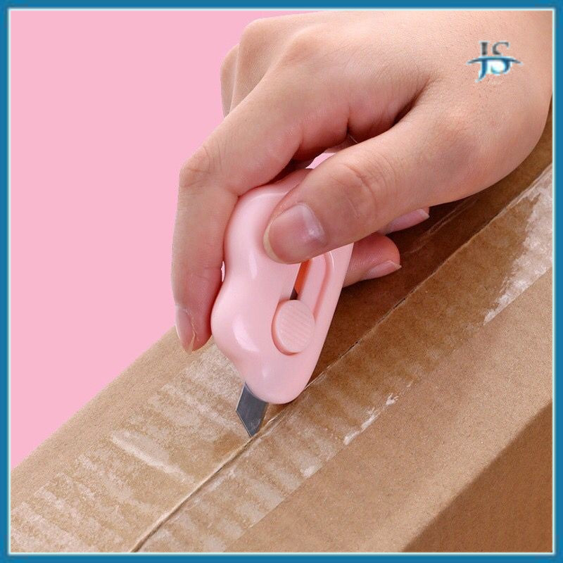 

JS GROSIR Cutter Mini Pisau Kecil Silet Bentuk Awan - Pembuka Plakban