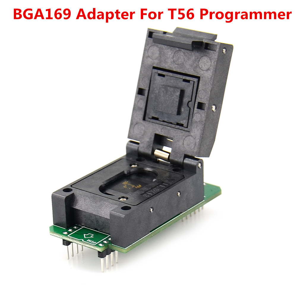 

Original BGA169 Adapter for XGECU T56 Nand Programmer Programmable Base Compiler Socket Programming Calculator Chip
