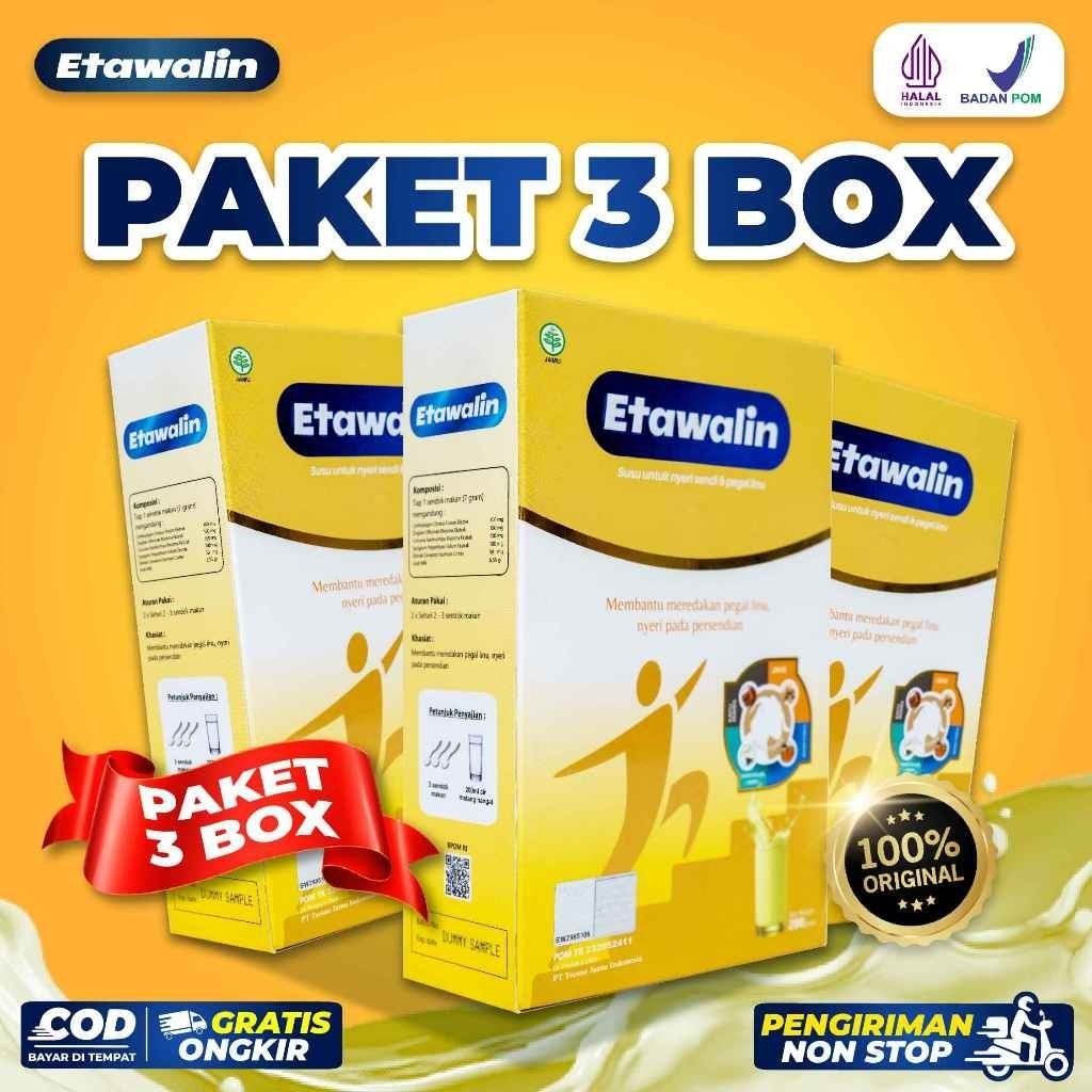 

Etawalin Paket 3 Box Susu Kambing Etawa Original Nyeri Original Herbal Untuk Pegal Linu Asam Urat