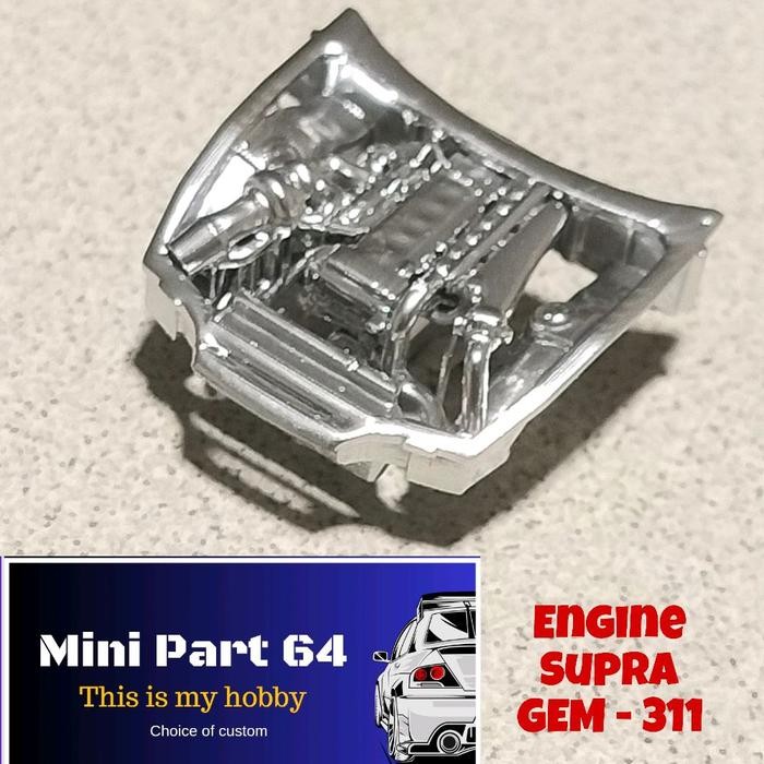 Diorama Diecast Engine Supra GEM-311 Miniatur Skala 64