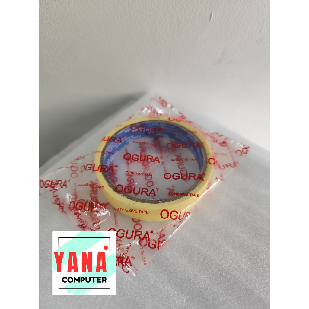 

1 PCS LAKBAN MASKING MSK 1 INCH 21 YARD (20MM x 10M) - LAKBAN KERTAS KUNING