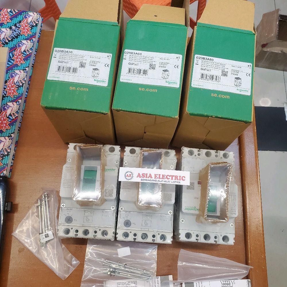 G20B3A80 MCCB 3P 80A GOPACT SCHNEIDER