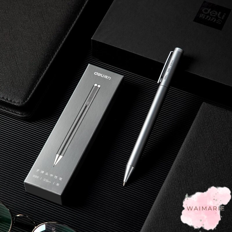 

Deli Pulpen Gel Tanda Tangan Metal Roller Ballpoint 0.5mm 1 PCS - S99