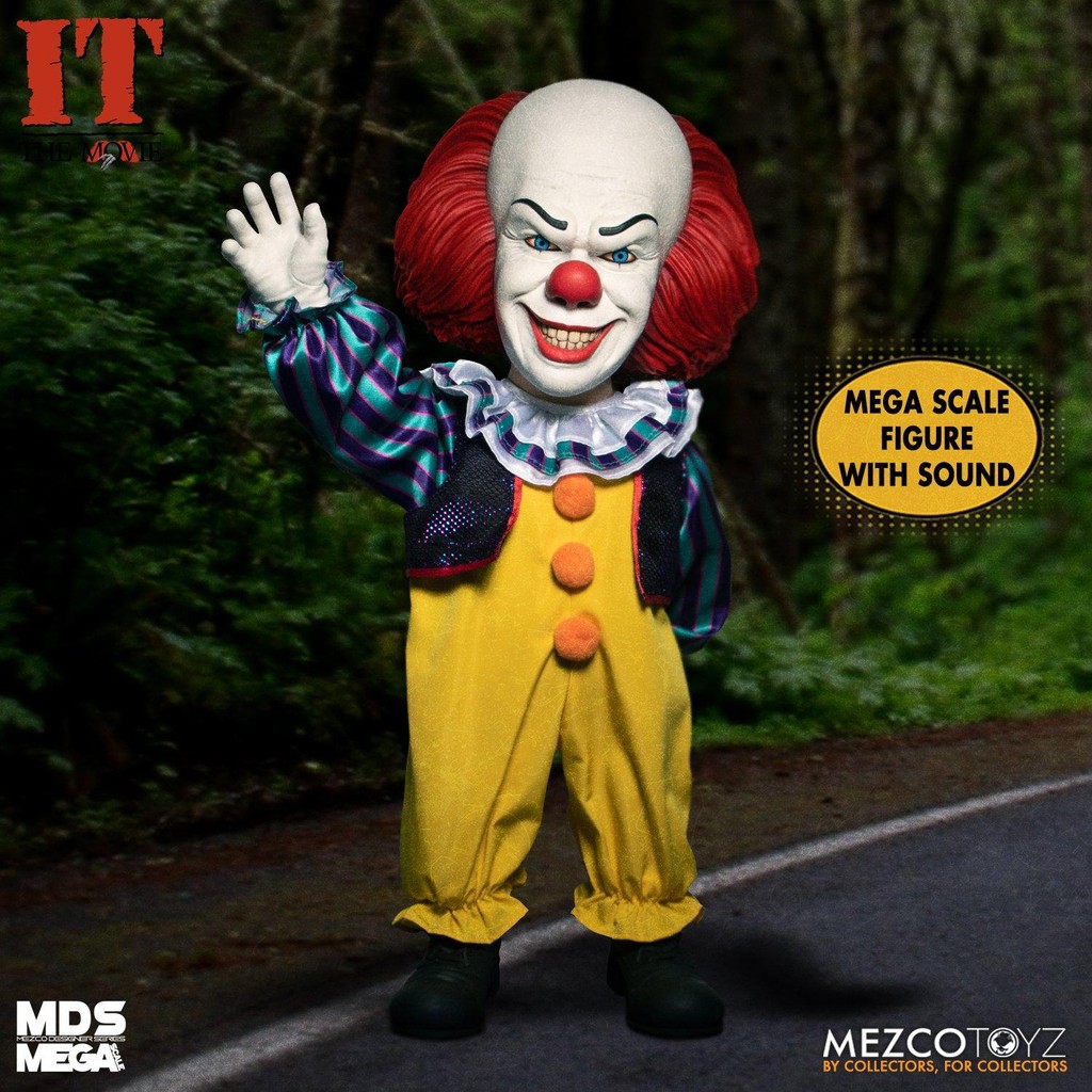 MEZCO TOYZ MDS Mega Scale IT (1990) Talking Pennywise