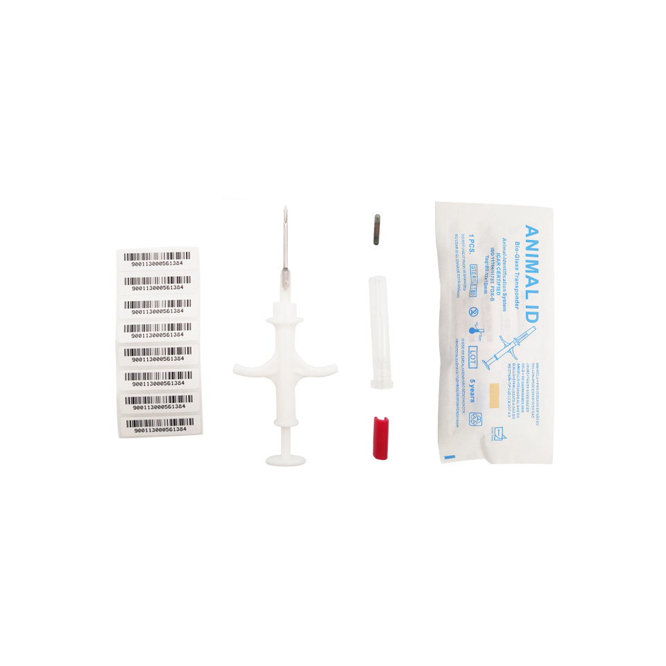 

x10pcs re-writeable 1.4x10mm rfid glass tag small animal RFID microchip syringe for flagging fish tracking identification ICAR