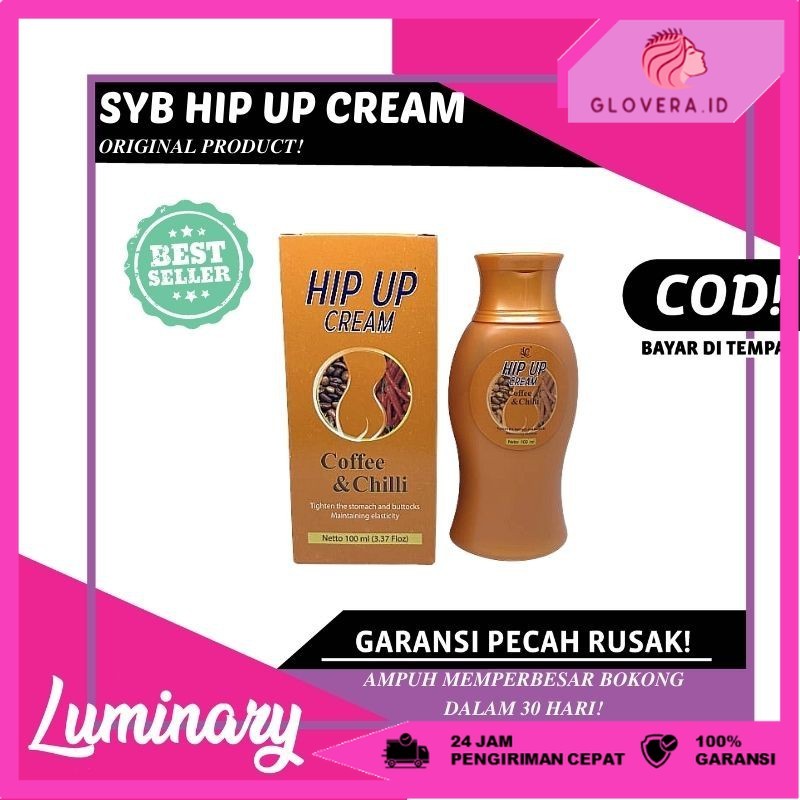 SYB HIP UP CREAM  BPOM KRIM PERAWATAN KECANTIKAN TUBUH WANITA PEMBESAR BOKONG PEMUTIH BOKONG [Glover
