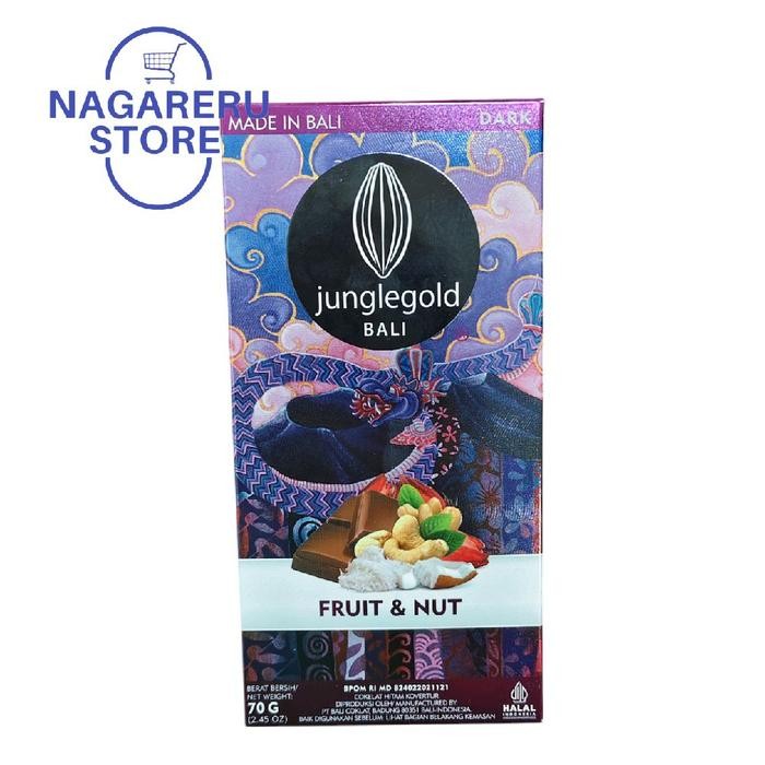 

Junglegold bali fruit and nut (cokelat hitam kovektur) 70gr